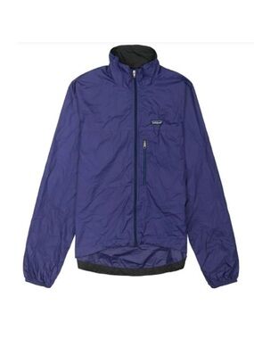 Vintage Patagonia Men's Dk Blue Velocity Shell Lightweight Windbreaker sz L